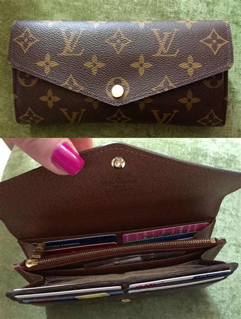 an envelope style sarah louis vuitton wallet|louis vuitton sarah wallet monogram.